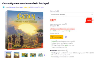Catan Opkomst van de Mensheid voor €29,08