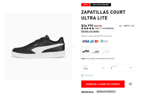 Zapatillas Court Ultra Lite por $26.990