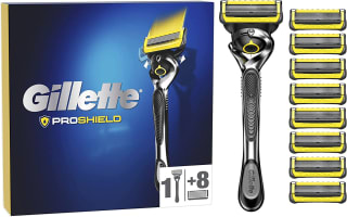 Gillette ProShield Maquinilla de Afeitar + 9 Cuchillas de Recambio por 16,08€