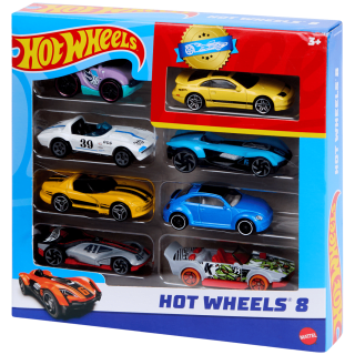 Hot Wheels speelgoedauto's 8 stuks in diverse varianten voor €9,95 bij de Action