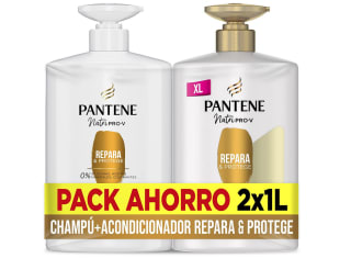 Pantene Repara y Protege Champu 1L + Acondicionador Pelo 1L por solo 16,09€