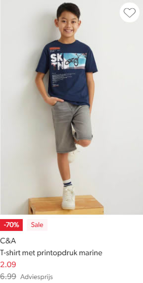 Tot 82% korting in de sale bij Wehkamp