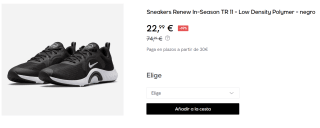 Zapatillas Nike Renew In-Season TR 11 por 22.99€