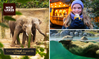 Dagentree voor WILDLANDS Adventure Zoo Emmen + warme Chocomel voor €20 bij Social Deal
