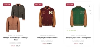 Merkmeisjeskleding sale tot 50% korting op winterjassen