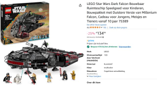 LEGO Star Wars Dark Falcon voor €118,99 bij Amazon