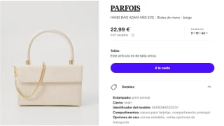 Bolso de mano PARFOIS para Mujer por 22.99€