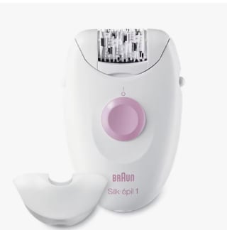 Depiladora Eléctrica Mujer con cable con un accesorio Braun Silk-épil 1 por 10.99€