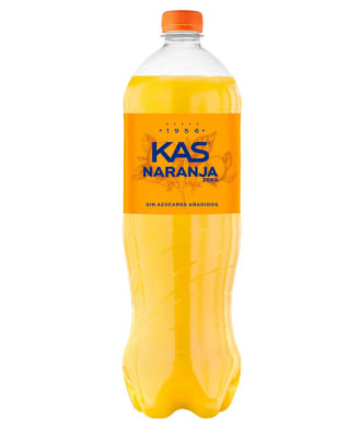 10 Bebidas Kas Naranja Refrescante de Zumo de Fruta 2L por 9,60€