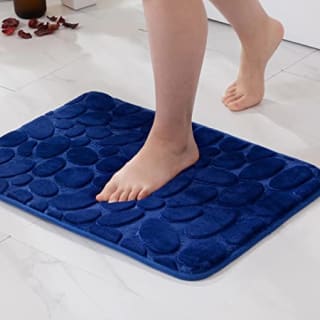 Alfombra de baño con franja 50.8x78.7cm algodón 100% 1200 g/m² a 7,79€