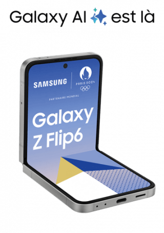 Smartphone Samsung Galaxy Z Flip 6 gris à 1.079€