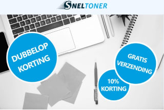 10% korting op huismerk inkt- en toner cartridges & gratis verzending bij Sneltoner
