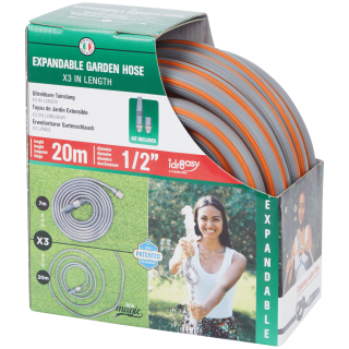 Uitrekbare tuinslang 7 - 20 meter Inclusief opzetstukken voor €9,95 bij de Action