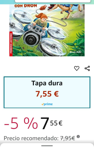 Libro Lego Jurassic World Entrega con Dron por 7,55€.