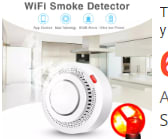 Detector de Humo con Wifi y Alarma por 6,88€