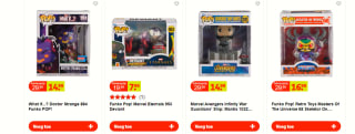Diverse Funko PoP! vanaf €7,99 bij Kruidvat