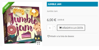 Juego de Mesa Jumble Jam por 6€