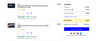 LEGO Speed Champions Ford Mustang Dark Horse sportwagen gratis bij aankoop van een Lego set