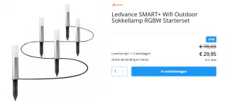 Ledvance Smart+ WiFi LED Tuin Pole 5 Dot Extention voor €29,95 bij tink