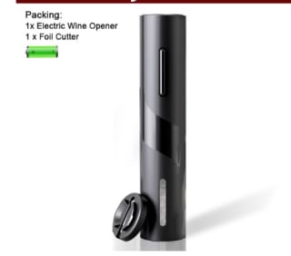 Sacacorchos Eléctrico  con cortador por 11,64€