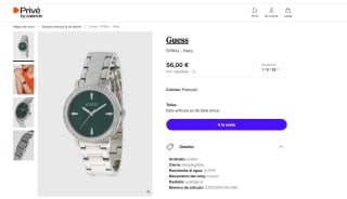 Reloj marca Guess SPIRAL por 56€