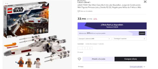 LEGO Star Wars - Caza Ala-X de Luke Skywalker por 25.5€