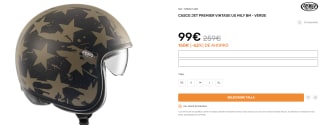 Casco Jet Premier vintage US Mily BM por 99€
