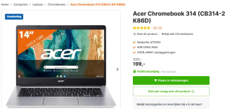 Acer Chromebook 314 (CB314-2H-K86D) voor €199 bij Expert