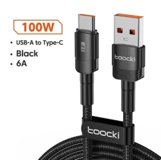 Cable tipo USB a USB C marca Toocki de 1 metro por $8.89 en AliExprees