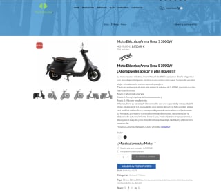 Moto Eléctrica Arena Rena S 3000W por solo 1,650€