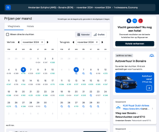 Retourtje Bonaire voor 287 euro (vanaf amsterdam)