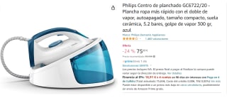 Centro de planchado Philips GC6722/20 por 75.65€