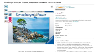 Puzzle paisaje Mar de 300 Piezas marca Ravensburger por 5,69€