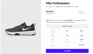 Zapatillas de Training para Mujer Nike CITY REP TR por 34€