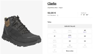 Clarks Botas Senderismo ATL trek hi GTX por 46,80€