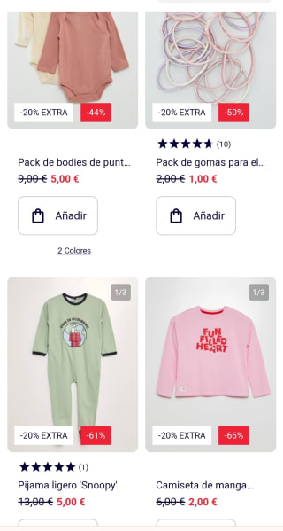 Rebajas hasta 70% DTO + 20% DTO extra