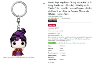 Llavero Funko Pop Keychain: Disney Hocus Pocus 2- Mary Sanderson - (Smoke) por 4,20€