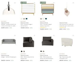 Descuentos de hasta el 60% en Maisons du Monde