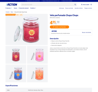 Vela perfumada Chupa Chups por solo 4,95€