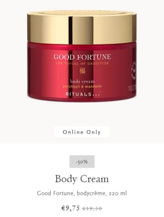 Tot 50% korting in de Rituals outlet