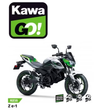 Descuento 4000€ Motos eléctricas Ninja e-1, Z e-1 en KAWASAKI