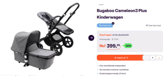 Bugaboo Cameleon 3 plus kinderwagen voor €399,95 bij ibood