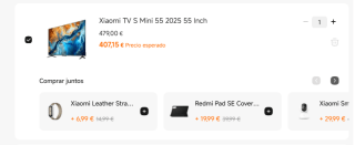 TV 55" Xiaomi TV S Mini 55 2025 por 407,15€ y la de 65 pulgadas por 594€