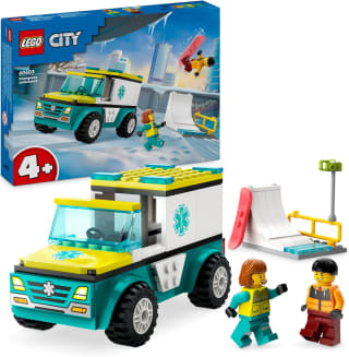 LEGO City Ambulance en snowboarder voor €10,98 bij Amazon