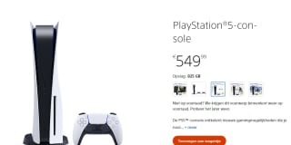 PS5™-console voor €549,99 in de Playstation Store