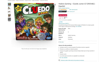 Hasbro Gaming - Cluedo Junior por 9,97€ versión en castellano por 9,97€