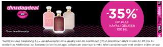 35% op Kayali parfums 100 ml bij Ici Paris XL