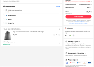 Caja ordenador microatx tacens acm500 fuente 500w negra por 29,91€