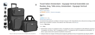 Travel Select Amsterdam Equipaje Vertical Extensible con Ruedas por 38,16€