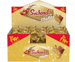 Suchard Mini Tabletas Turrón de Chocolate con Leche y Arroz Inflado 910g por 21,30€